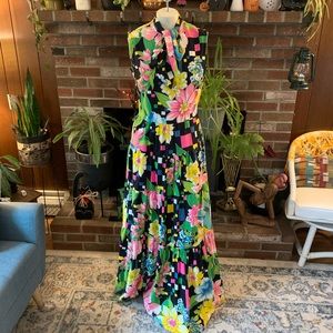 Vtg Handmade Pus$y Bow Maxi